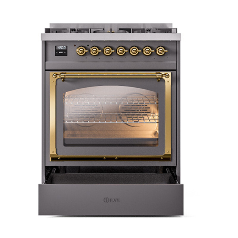 Nostalgie II Noblesse 30 inch Dual Fuel Range with 5 Burners UN30NMPMGG