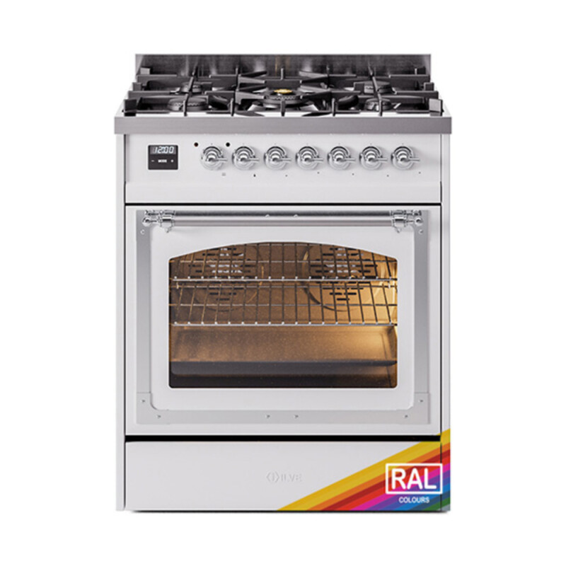 Nostalgie II Noblesse 30 inch Dual Fuel Range with 5 Burners UN30NMPRAC