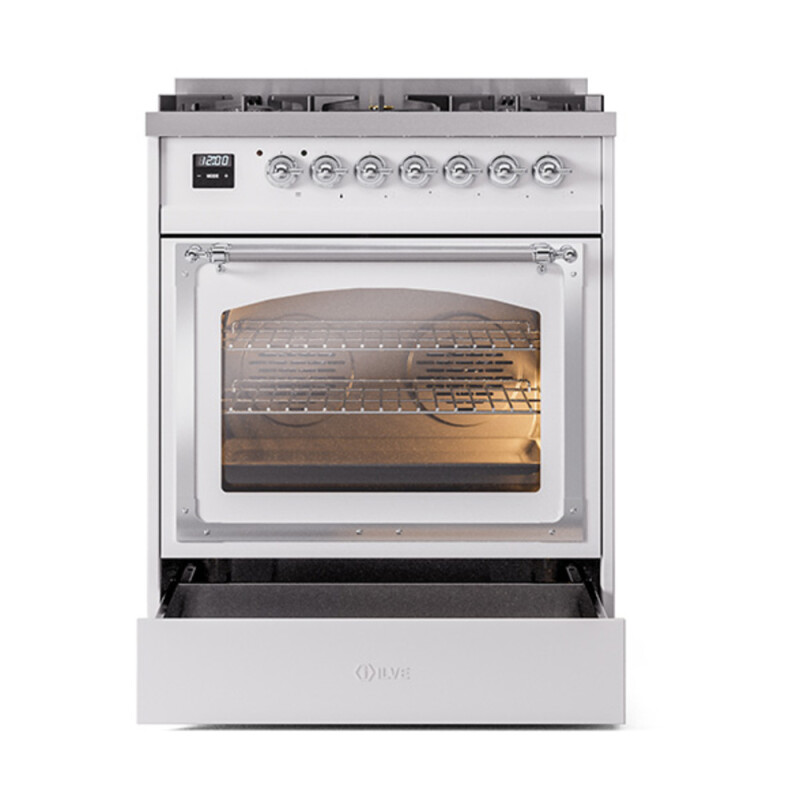 Nostalgie II Noblesse 30 inch Dual Fuel Range with 5 Burners UN30NMPRAC