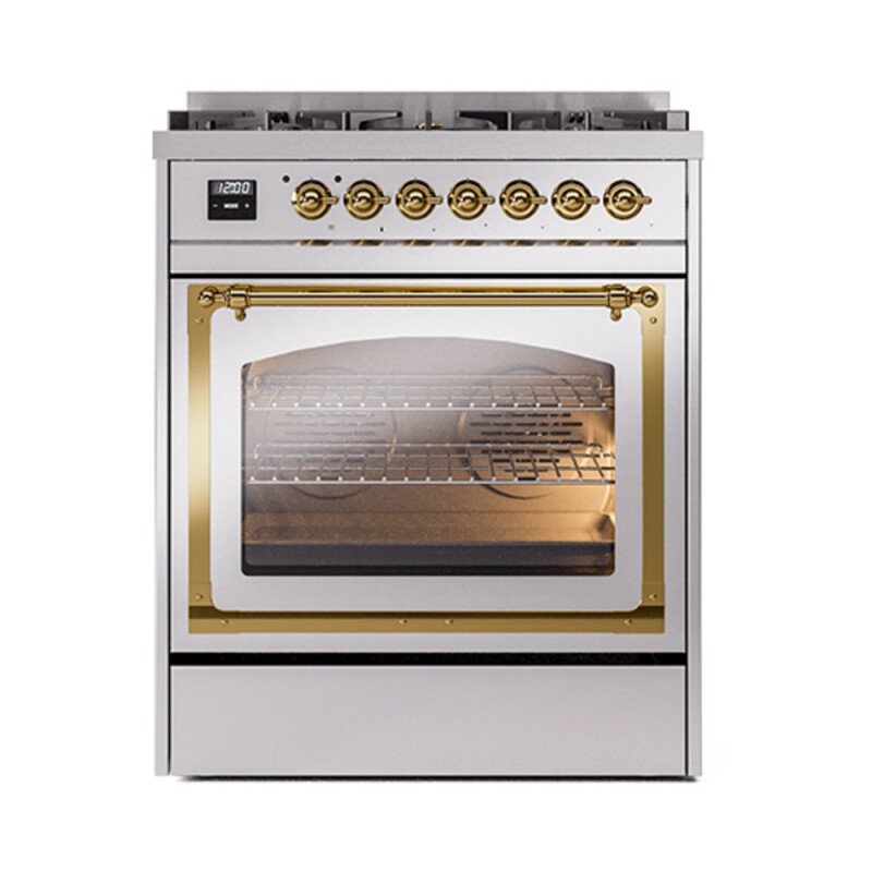 Nostalgie II Noblesse 30 inch Dual Fuel Range with 5 Burners UN30NMPSSG