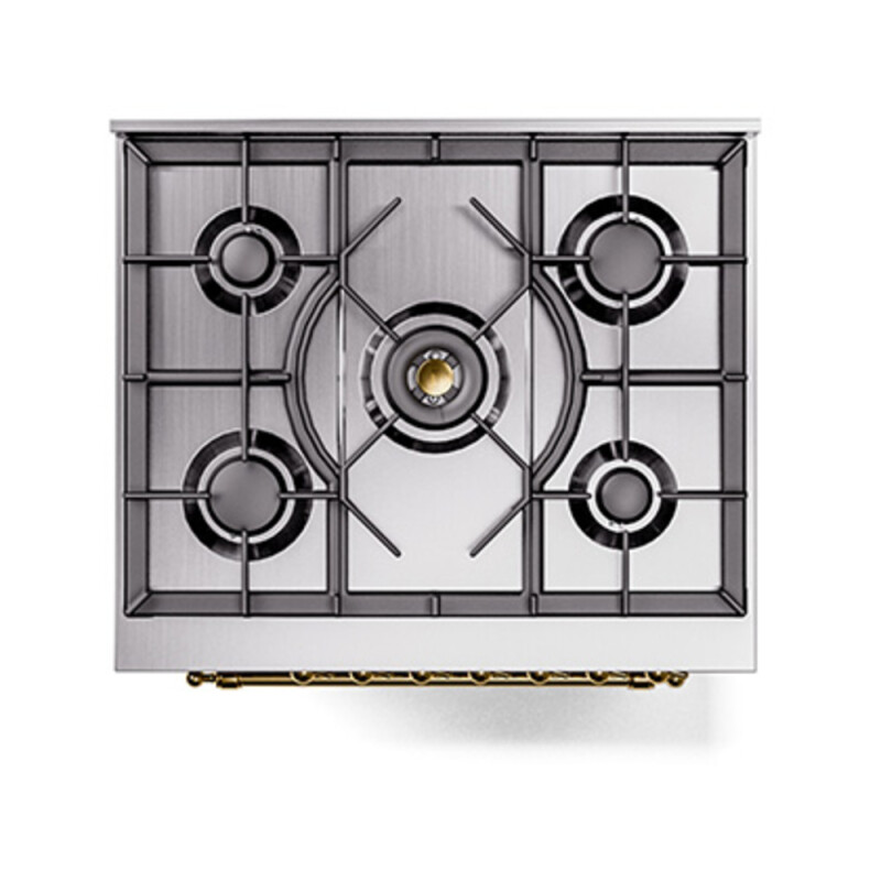 Nostalgie II Noblesse 30 inch Dual Fuel Range with 5 Burners UN30NMPSSG