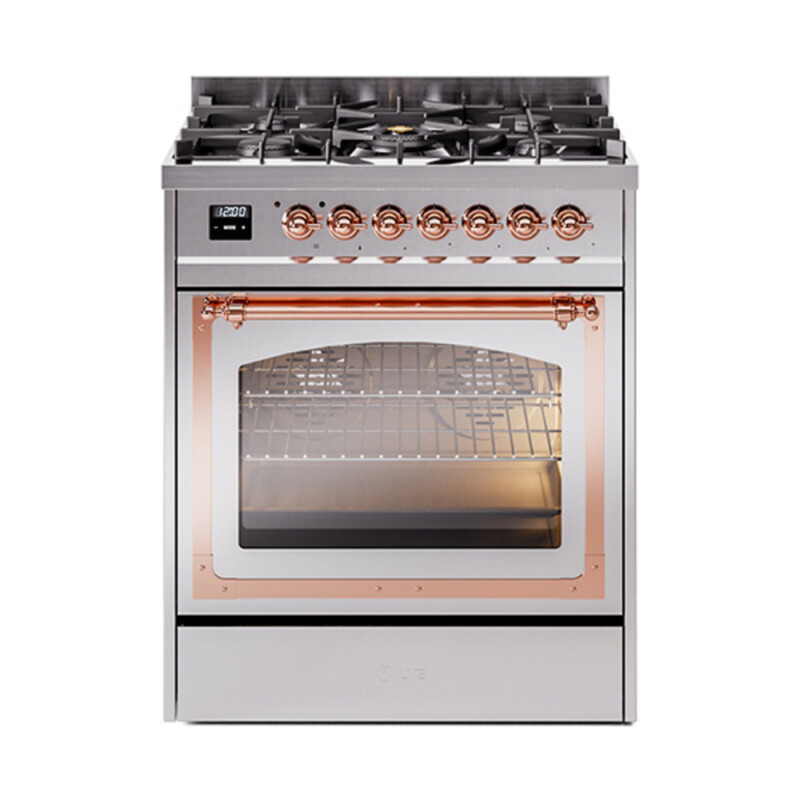 Nostalgie II Noblesse 30 inch Dual Fuel Range with 5 Burners UN30NMPSSP