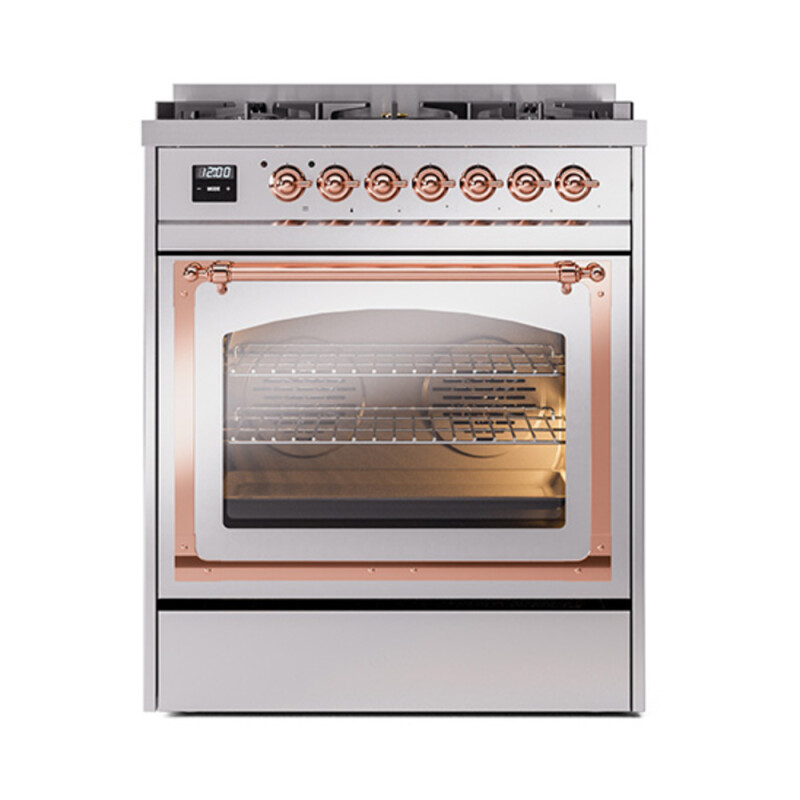 Nostalgie II Noblesse 30 inch Dual Fuel Range with 5 Burners UN30NMPSSP