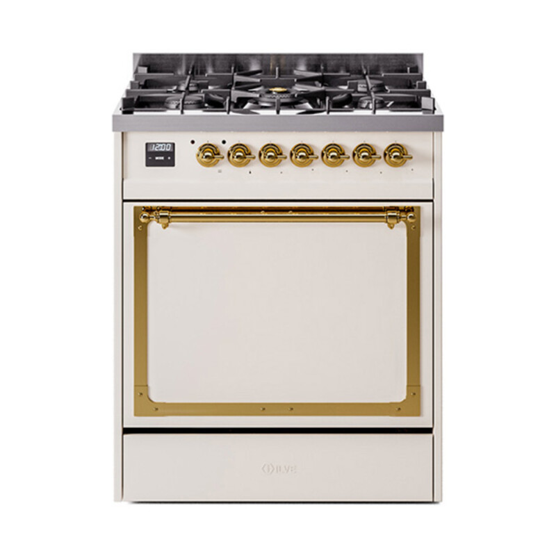 Nostalgie II Noblesse 30 inch Dual Fuel Range with 5 Burners UN30QNMPAWG