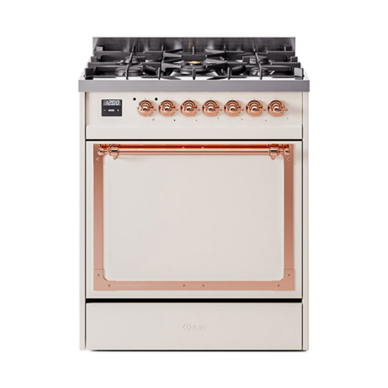 Nostalgie II Noblesse 30 inch Dual Fuel Range with 5 Burners UN30QNMPAWP