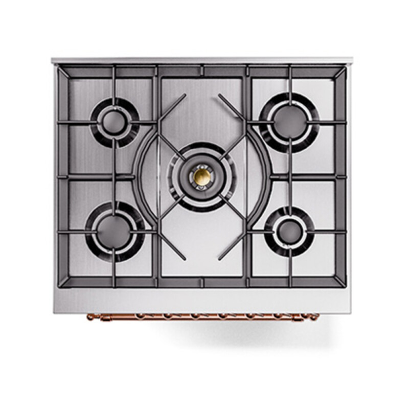Nostalgie II Noblesse 30 inch Dual Fuel Range with 5 Burners UN30QNMPAWP