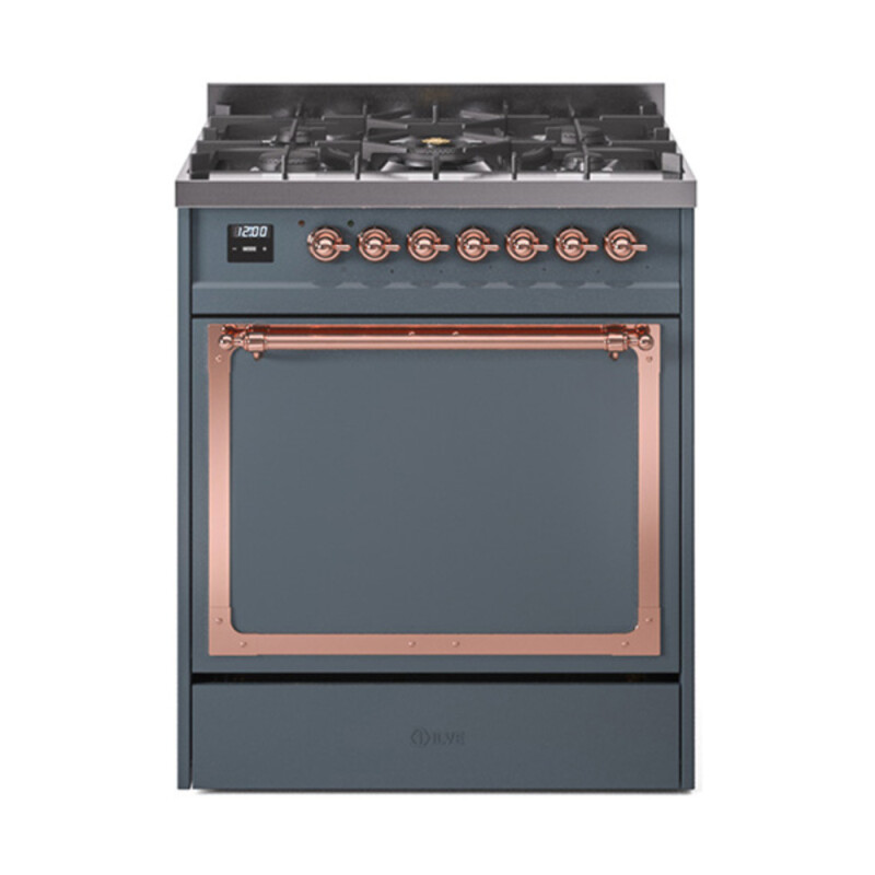 Nostalgie II Noblesse 30 inch Dual Fuel Range with 5 Burners UN30QNMPBGP