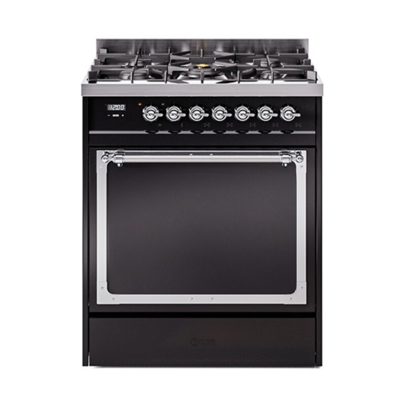 Nostalgie II Noblesse 30 inch Dual Fuel Range with 5 Burners UN30QNMPBKC