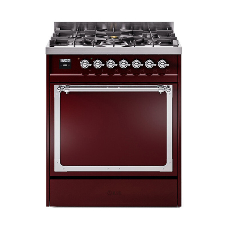 Nostalgie II Noblesse 30 inch Dual Fuel Range with 5 Burners UN30QNMPBUCLP