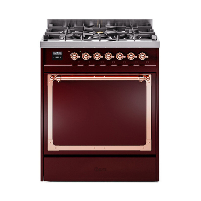 Nostalgie II Noblesse 30 inch Dual Fuel Range with 5 Burners UN30QNMPBUP