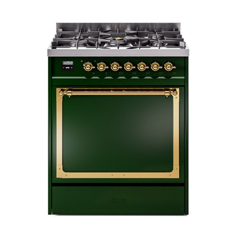 Nostalgie II Noblesse 30 inch Dual Fuel Range with 5 Burners UN30QNMPEGG