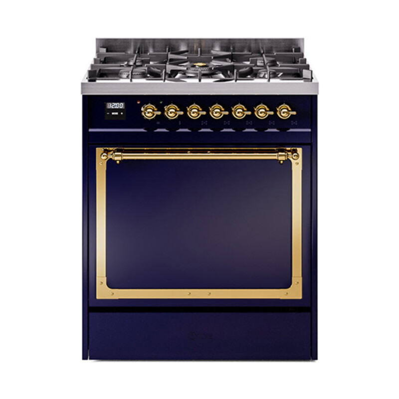 Nostalgie II Noblesse 30 inch Dual Fuel Range with 5 Burners UN30QNMPMBGLP