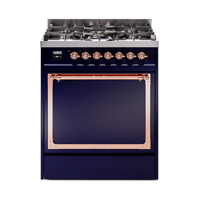 Nostalgie II Noblesse 30 inch Dual Fuel Range with 5 Burners UN30QNMPMBPLP