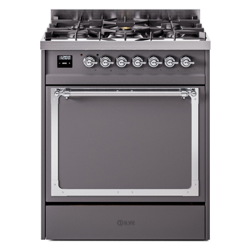 Nostalgie II Noblesse 30 inch Dual Fuel Range with 5 Burners UN30QNMPMGCLP