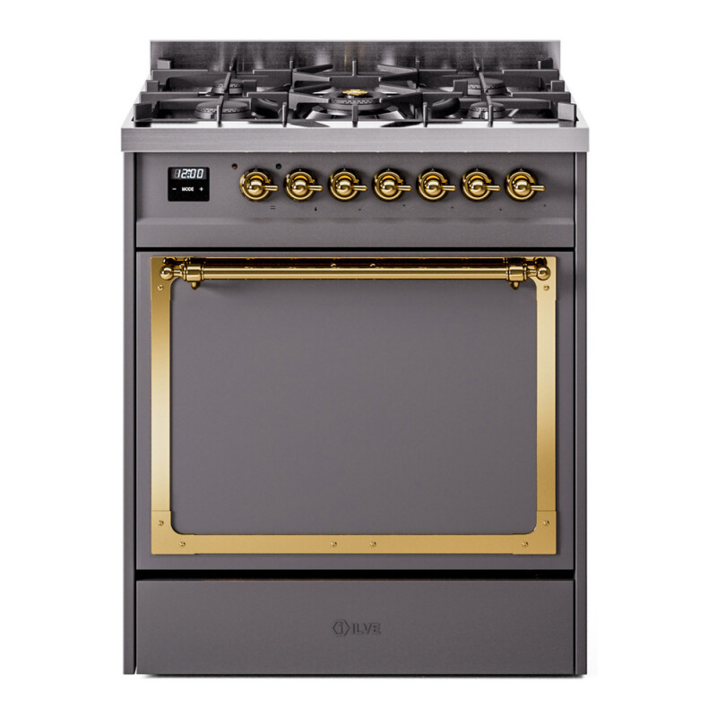 Nostalgie II Noblesse 30 inch Dual Fuel Range with 5 Burners UN30QNMPMGG