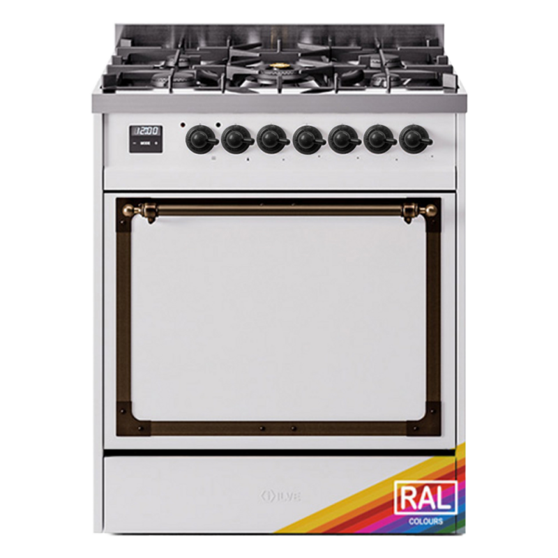 Nostalgie II Noblesse 30 inch Dual Fuel Range with 5 Burners UN30QNMPRAB