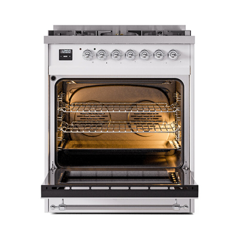 Nostalgie II Noblesse 30 inch Dual Fuel Range with 5 Burners UN30QNMPRAC