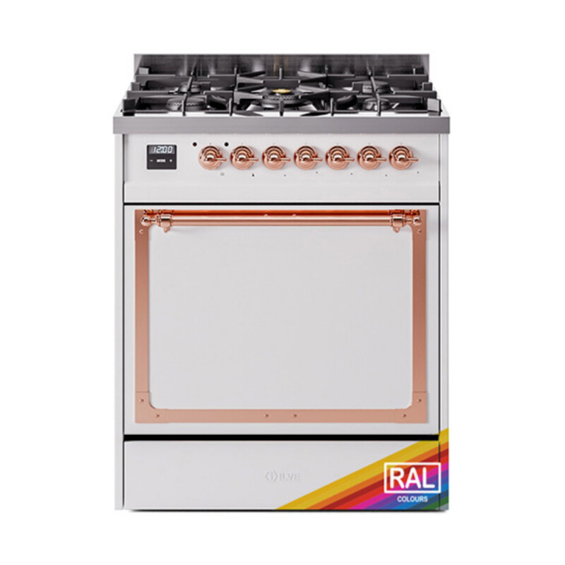 Nostalgie II Noblesse 30 inch Dual Fuel Range with 5 Burners UN30QNMPRAP