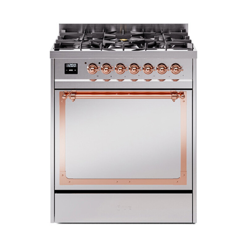 Nostalgie II Noblesse 30 inch Dual Fuel Range with 5 Burners UN30QNMPSSP