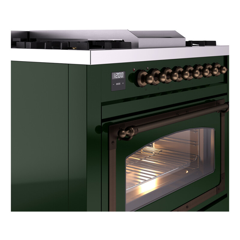 Nostalgie II Noblesse 36 inch Dual Fuel Range with 6 Burners and Griddle UN36FNMPEGB