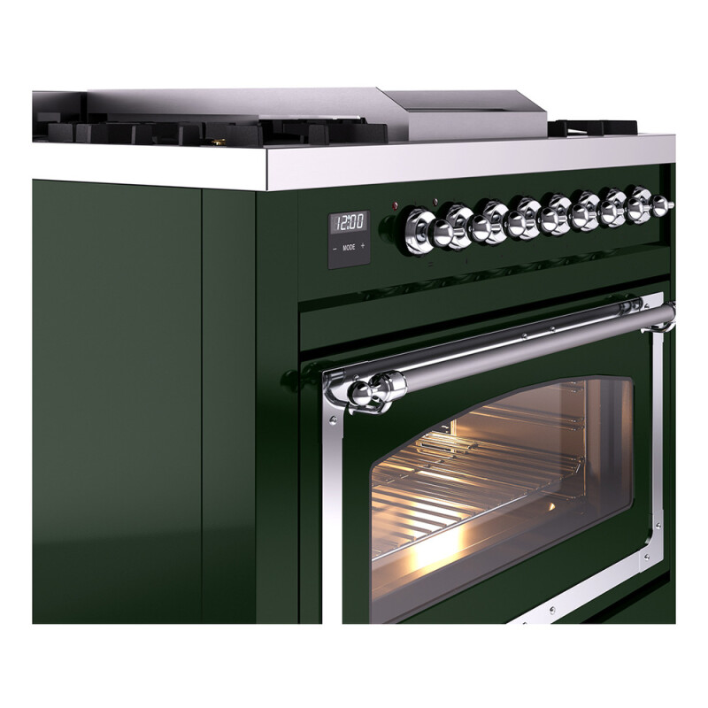 Nostalgie II Noblesse 36 inch Dual Fuel Range with 6 Burners and Griddle UN36FNMPEGC