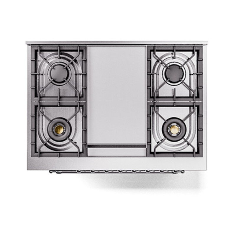 Nostalgie II Noblesse 36 inch Dual Fuel Range with 6 Burners and Griddle UN36FNMPEGCLP