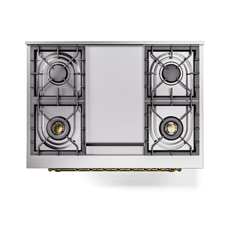 Nostalgie II Noblesse 36 inch Dual Fuel Range with 6 Burners and Griddle UN36FNMPSSG