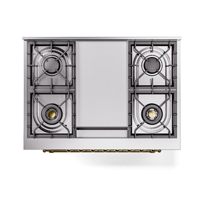 Nostalgie II Noblesse 36 inch Dual Fuel Range with 6 Burners and Griddle UN36FQNMPAWGLP