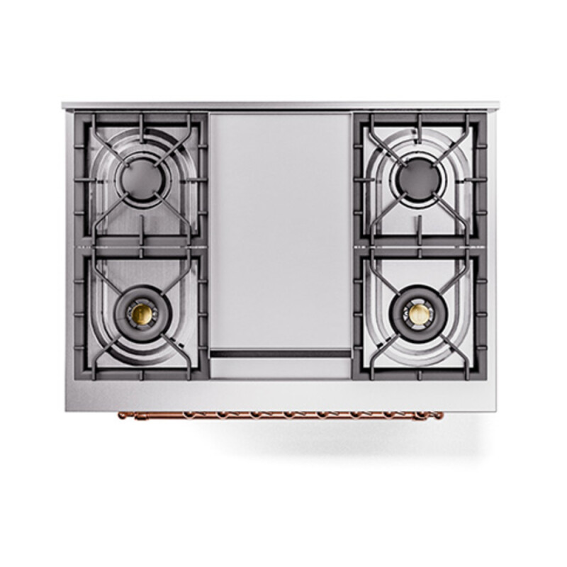 Nostalgie II Noblesse 36 inch Dual Fuel Range with 6 Burners and Griddle UN36FQNMPAWP