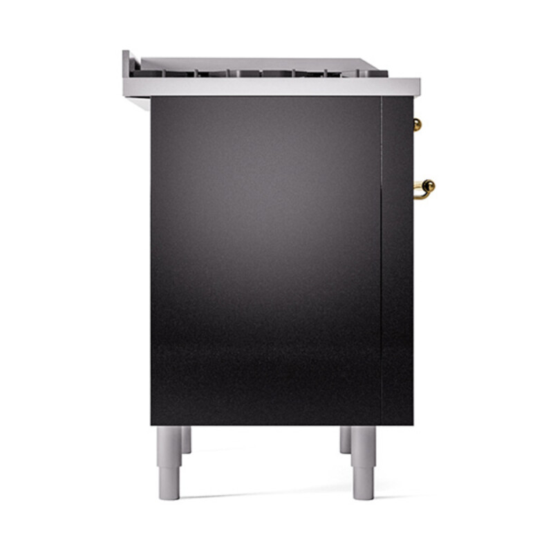 Nostalgie II Noblesse 36 inch Dual Fuel Range with 6 Burners and Griddle UN36FQNMPBKGLP
