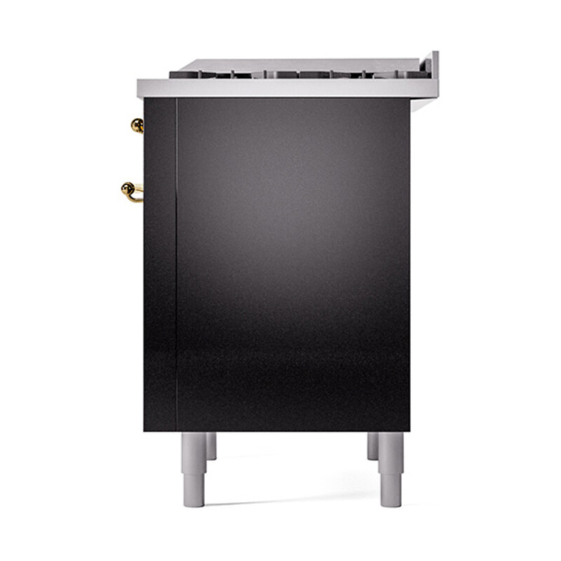 Nostalgie II Noblesse 36 inch Dual Fuel Range with 6 Burners and Griddle UN36FQNMPBKGLP