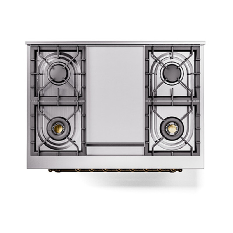 Nostalgie II Noblesse 36 inch Dual Fuel Range with 6 Burners and Griddle UN36FQNMPBUB