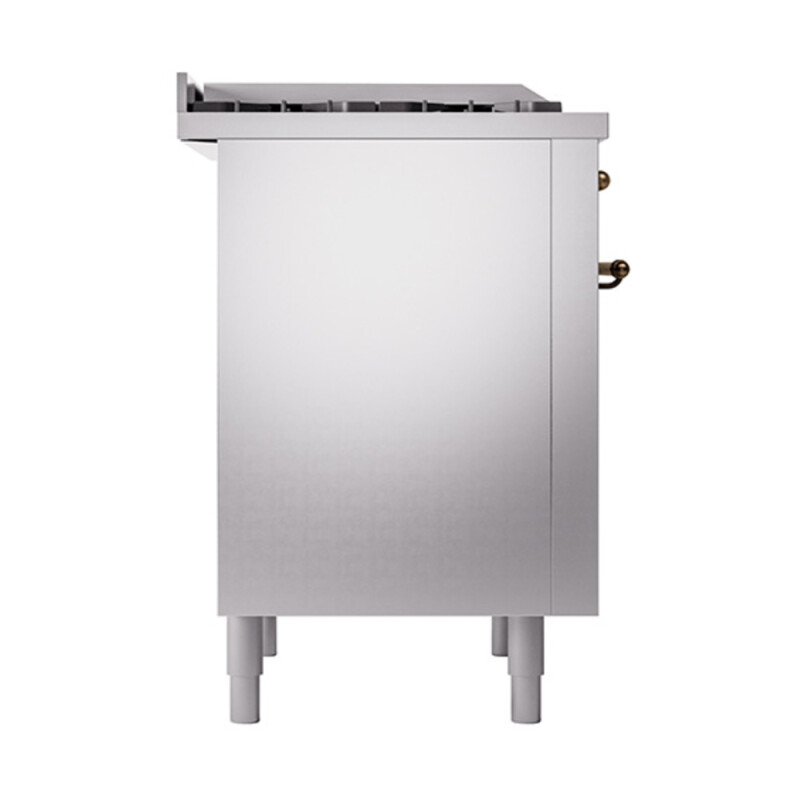 Nostalgie II Noblesse 36 inch Dual Fuel Range with 6 Burners and Griddle UN36FQNMPSSBLP