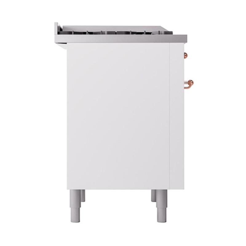 Nostalgie II Noblesse 36 inch Dual Fuel Range with 6 Burners and Griddle UN36FQNMPWHP