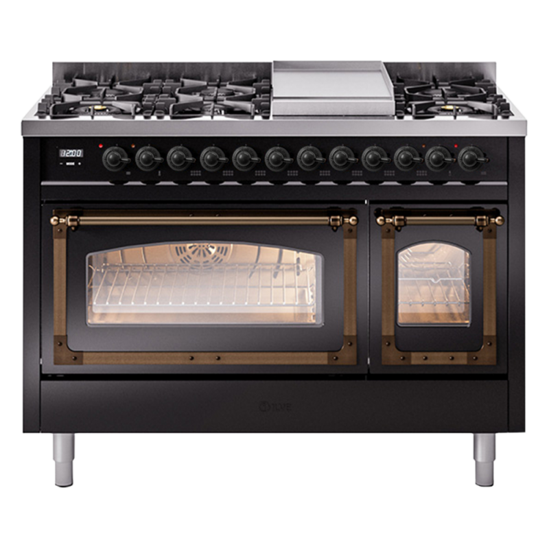 Nostalgie II Noblesse 48 inch Dual Fuel Range UN48FNMPBKBLP