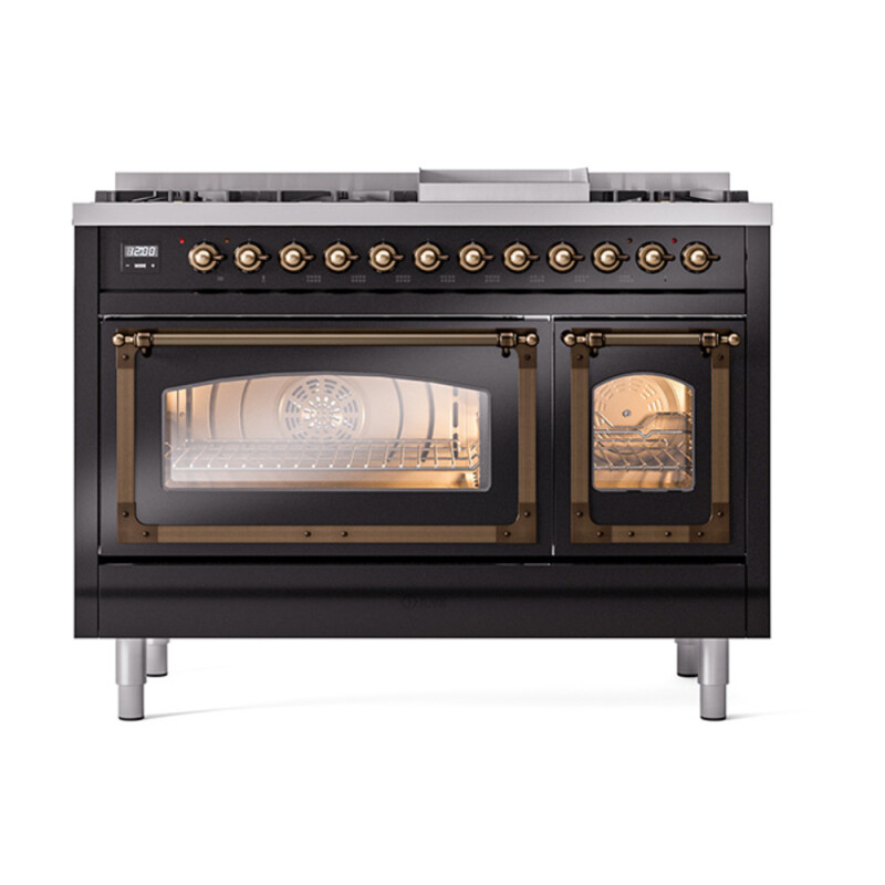 Nostalgie II Noblesse 48 inch Dual Fuel Range UN48FNMPBKBLP