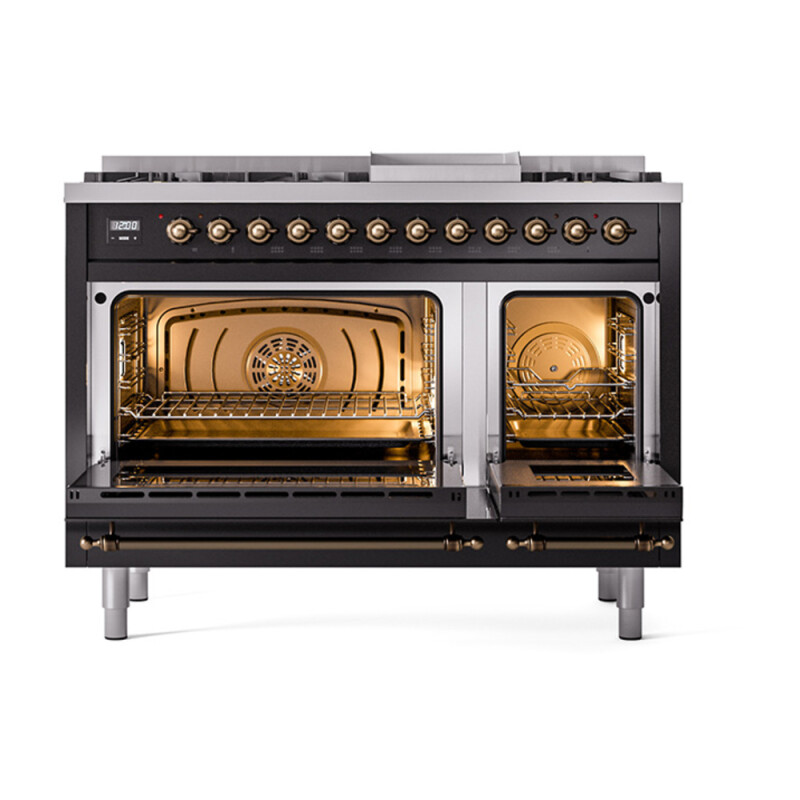 Nostalgie II Noblesse 48 inch Dual Fuel Range UN48FNMPBKBLP