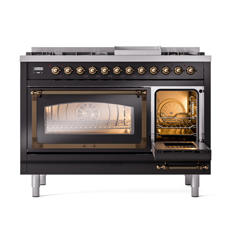 Nostalgie II Noblesse 48 inch Dual Fuel Range UN48FNMPBKBLP