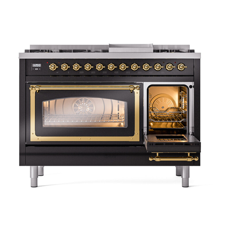 Nostalgie II Noblesse 48 inch Dual Fuel Range UN48FNMPBKGLP