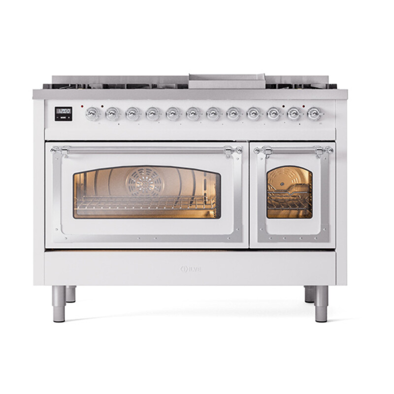 Nostalgie II Noblesse 48 inch Dual Fuel Range UN48FNMPWHC