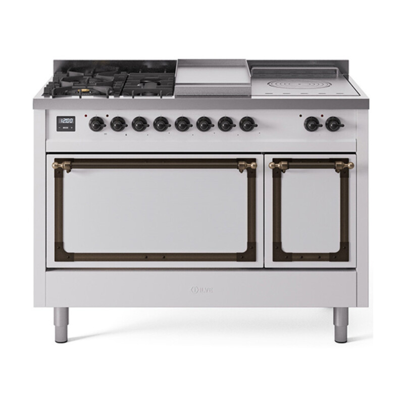 Nostalgie II Noblesse 48 inch Dual Fuel Range UN48FSQNMPWHB