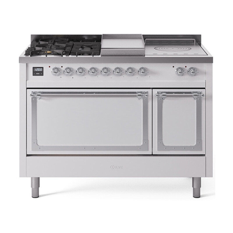 Nostalgie II Noblesse 48 inch Dual Fuel Range UN48FSQNMPWHC
