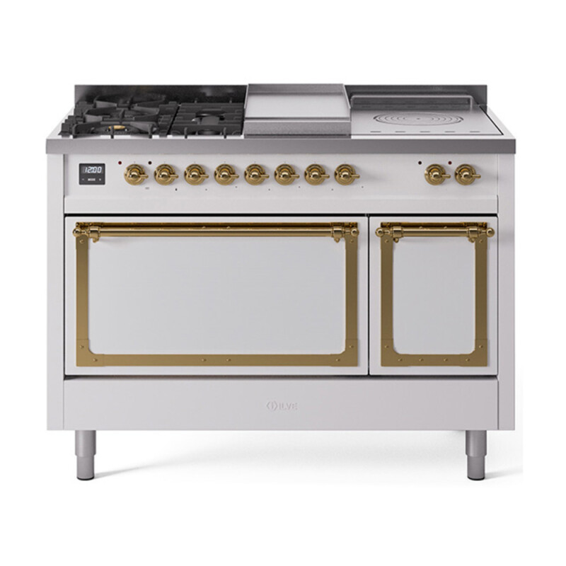 Nostalgie II Noblesse 48 inch Dual Fuel Range UN48FSQNMPWHGLP