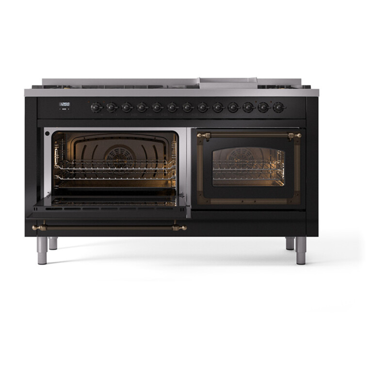 Nostalgie II Noblesse 60 inch Dual Fuel Range UN60FNMPBKB