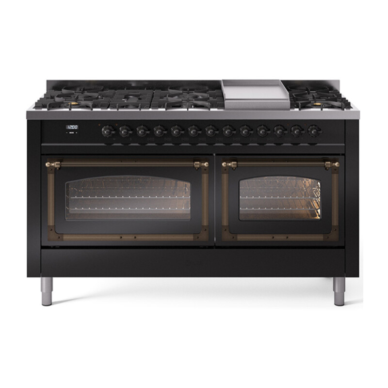 Nostalgie II Noblesse 60 inch Dual Fuel Range UN60FNMPBKBLP