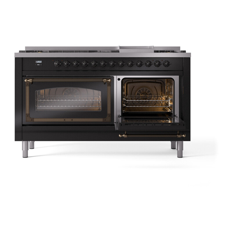 Nostalgie II Noblesse 60 inch Dual Fuel Range UN60FNMPBKBLP