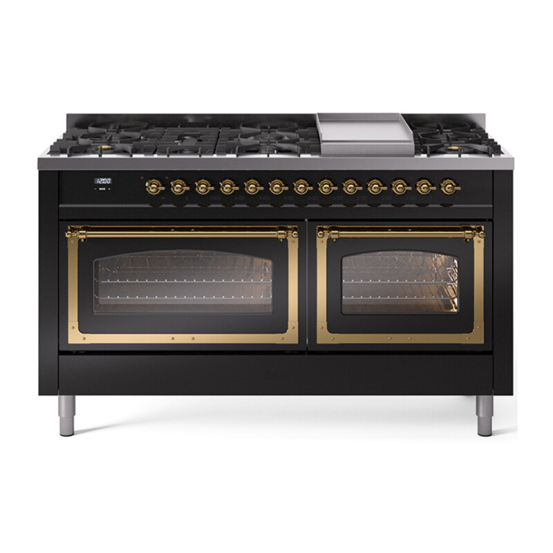 Nostalgie II Noblesse 60 inch Dual Fuel Range UN60FNMPBKG