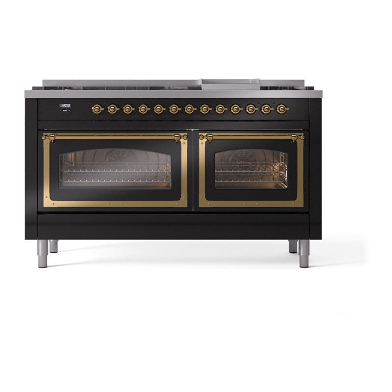 Nostalgie II Noblesse 60 inch Dual Fuel Range UN60FNMPBKGLP