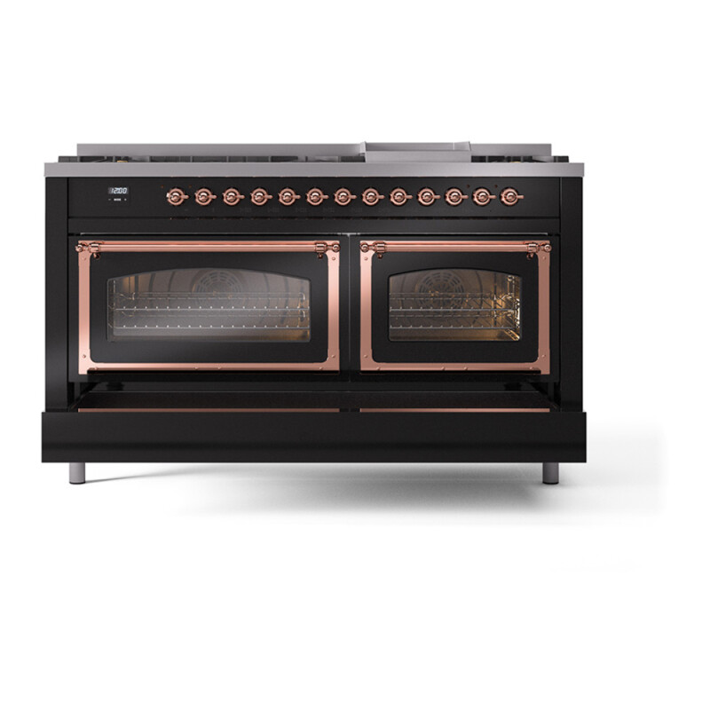 Nostalgie II Noblesse 60 inch Dual Fuel Range UN60FNMPBKP