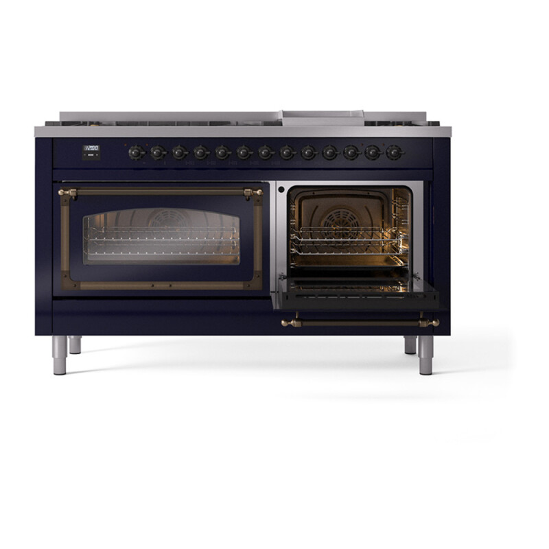 Nostalgie II Noblesse 60 inch Dual Fuel Range UN60FNMPMBB